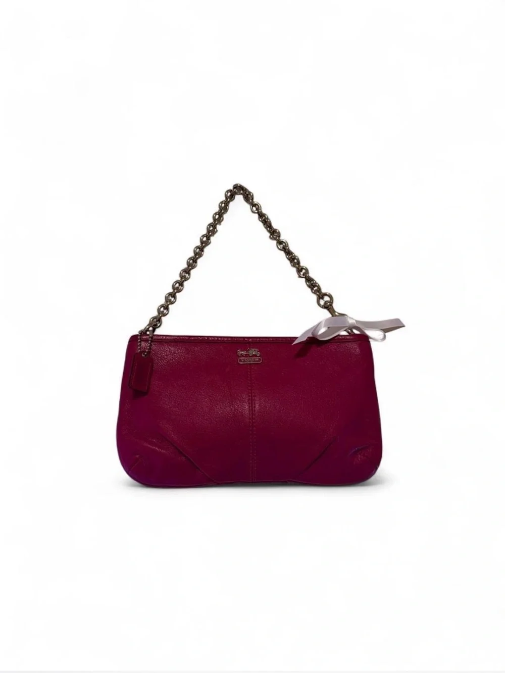 Coach pink Leather Mini Shoulder Bag
